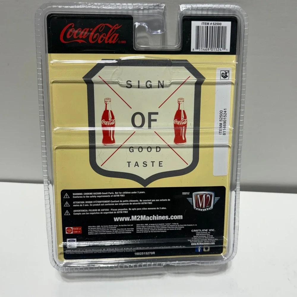 M2 Machines Coca-Cola 1956 Ford F-100 Truck Custom Die-Cast 1:64 Scale 52500